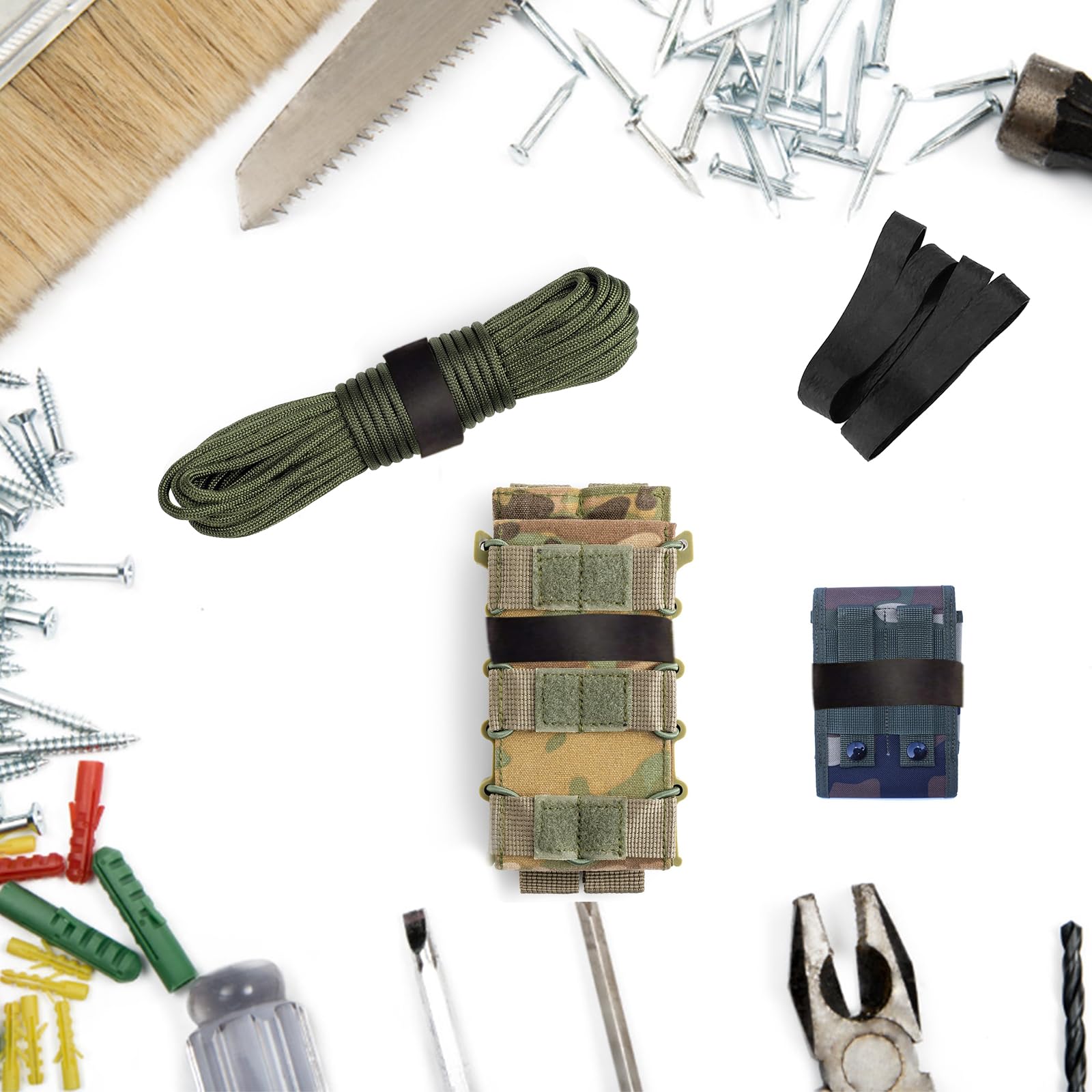 Elastici Di Gomma 100 Pezzi - 100x5 Mm, Bianchi, Resistanti E Riutilizzabili