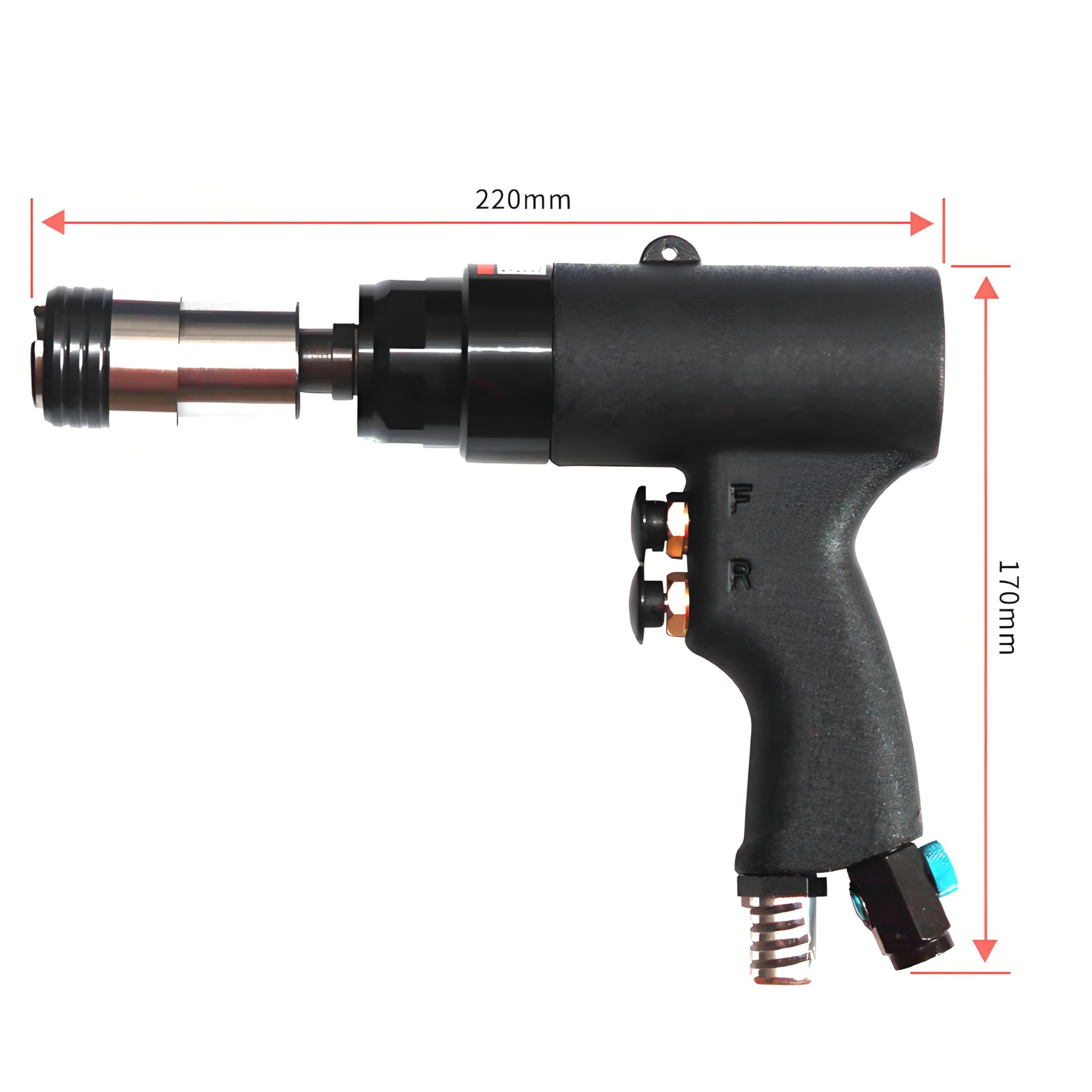 Maschiatrice pneumatica, pistola maschiatrice portatile, 6 mandrini, 400 giri/min, per riparazione automatica, assemblaggio mobili