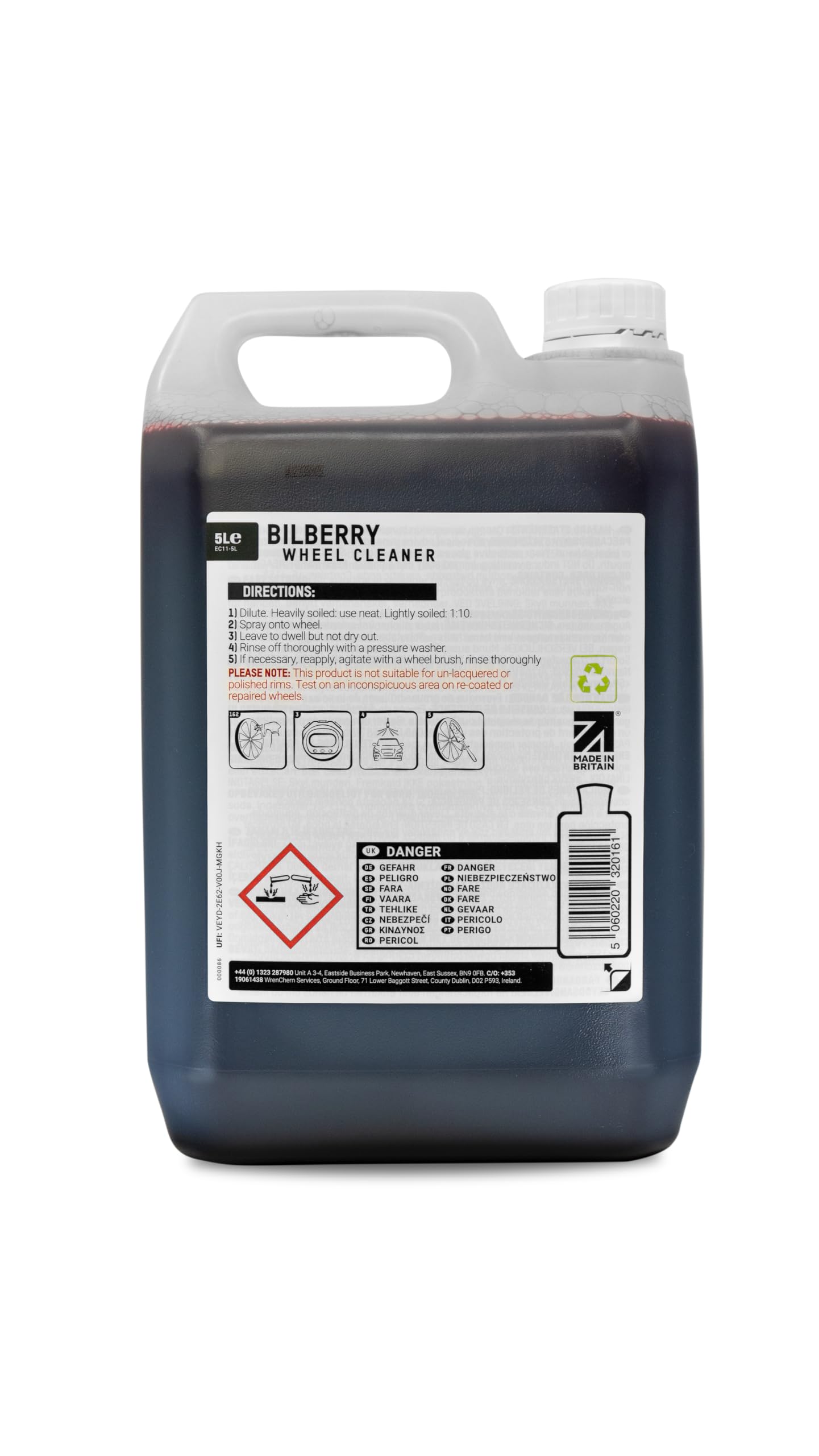 Vale TPro Bilberry Wheel Cleaner 5 litros