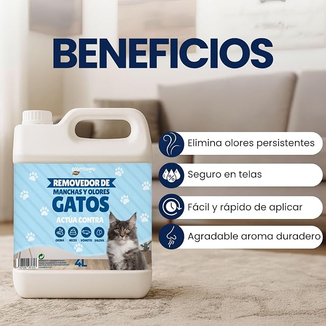 Foto 5 de 7 de Plantawa Limpiador Enzimático Orina Gatos 4L