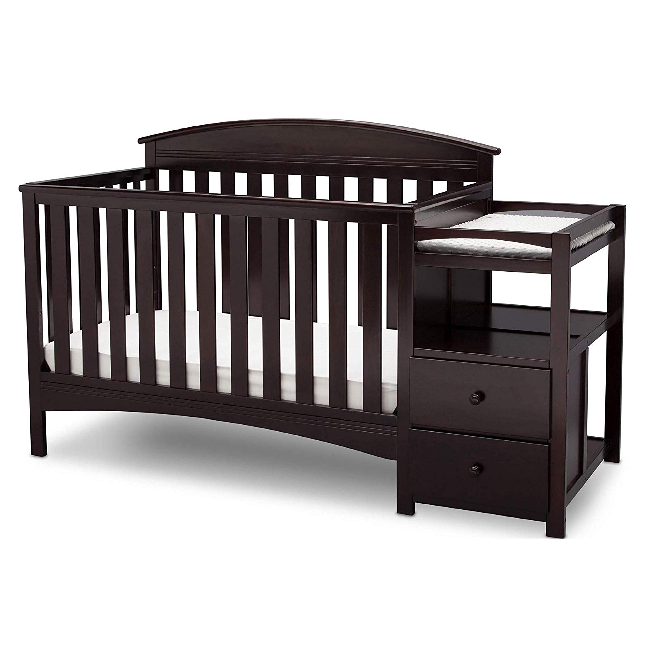 Mason Crib Delta Crib And Changer 6-in-1 Convertible Baby Crib And