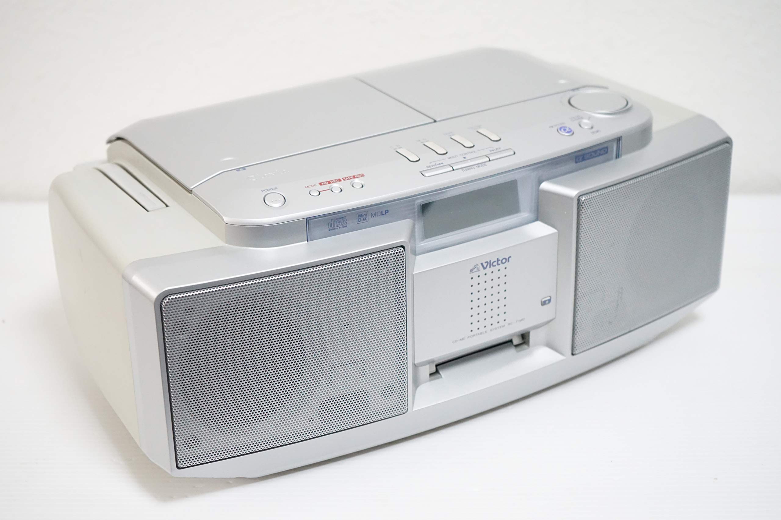 Victor JVC RC-Z1MD-W CD-MDポータブルシステム｜ラジオ・コンポ