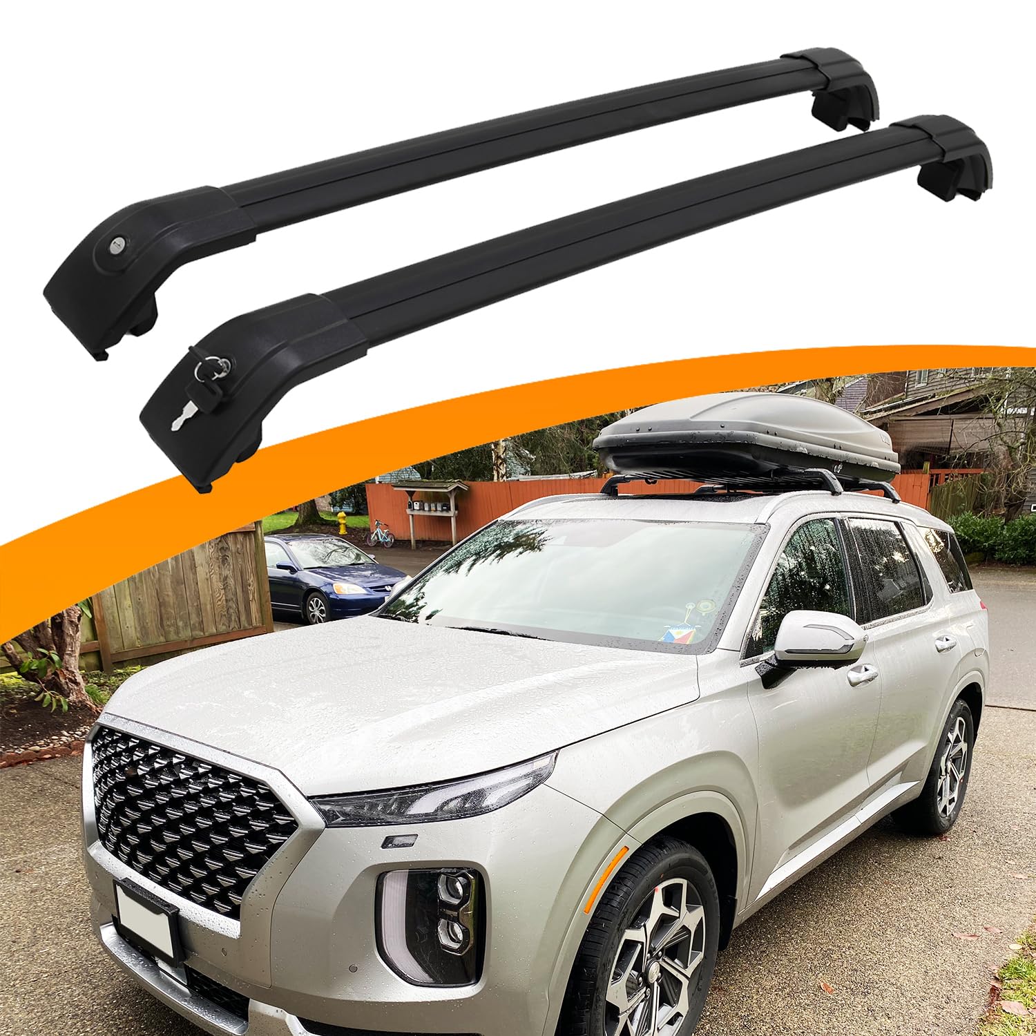 2020 Hyundai Palisade Roof Rack Cross Rails Palisade 2020 Hyundai - Main Image