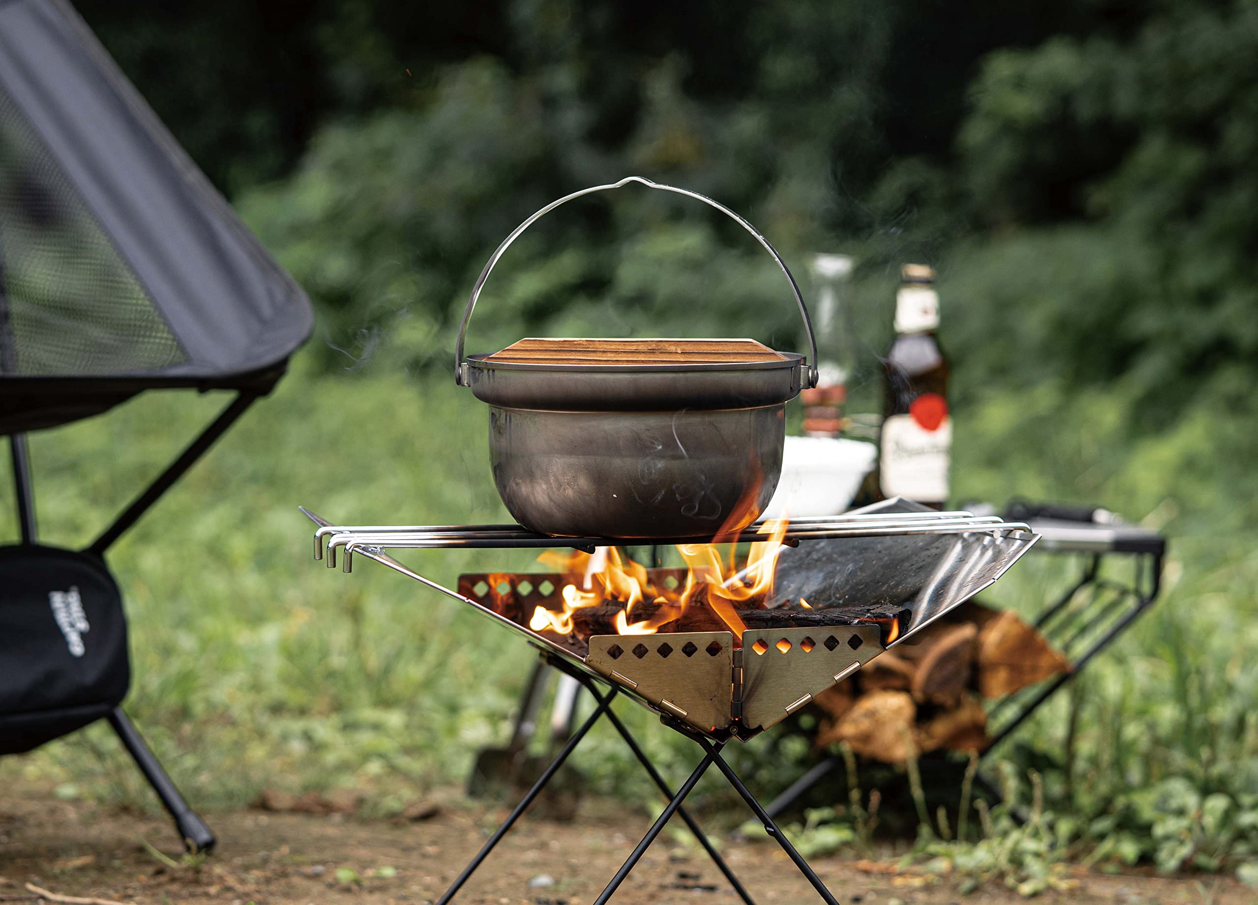 キャプテンスタッグ(CAPTAIN STAG) バーベキュー コンロ グリル アメリカンオーブングリル キャスター付き UG-41 キャプテンスタッグ(CAPTAIN STAG) キャンプ バーベキュー用 やかん