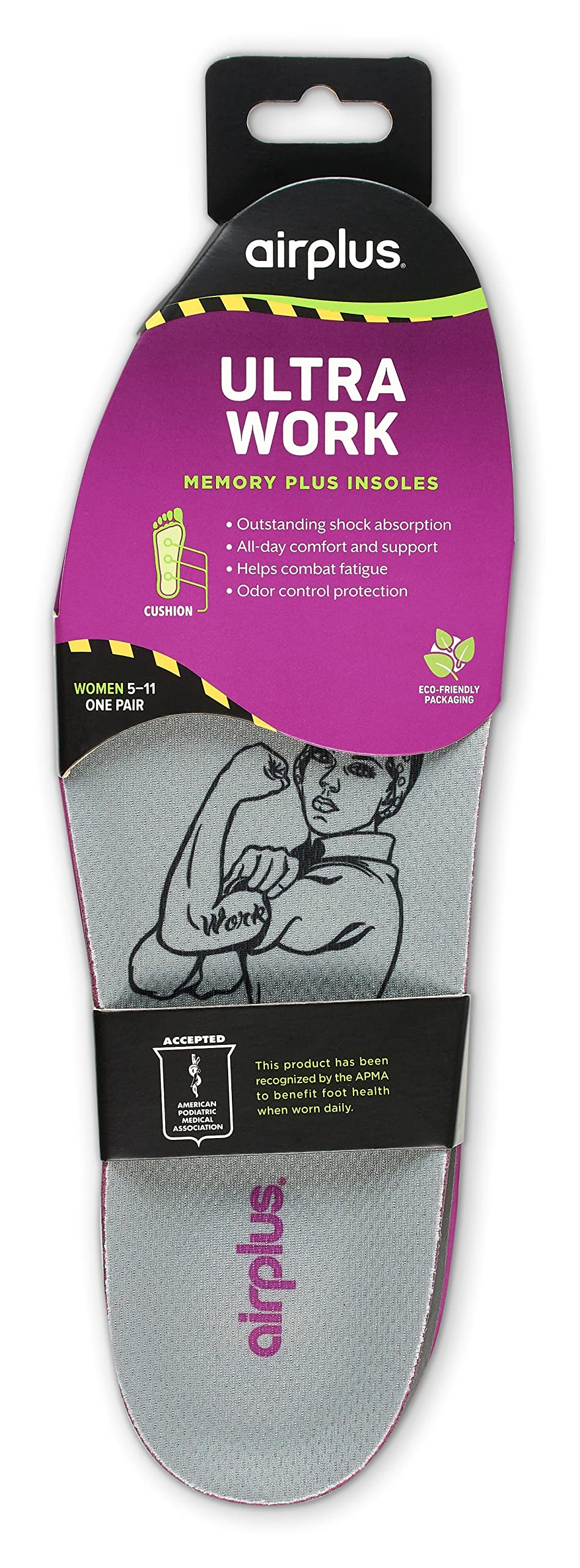 Comfort Insole Airplus Ultra Memory Plus Full Foam Insoles Airplus