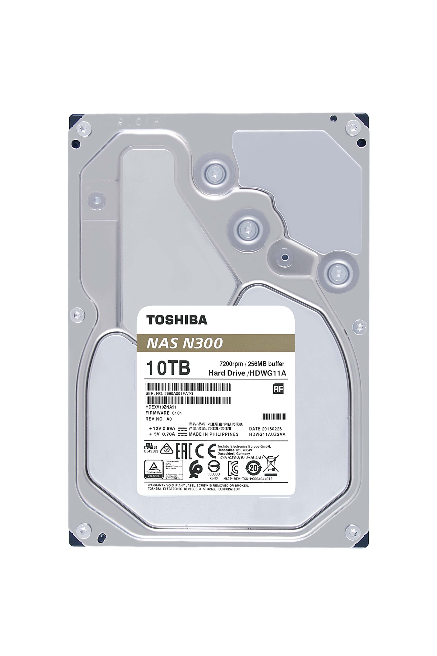 あめ 【未使用】内蔵 HDD 10TB TOSHIBA N300 4個 Amazon | 東芝N300 