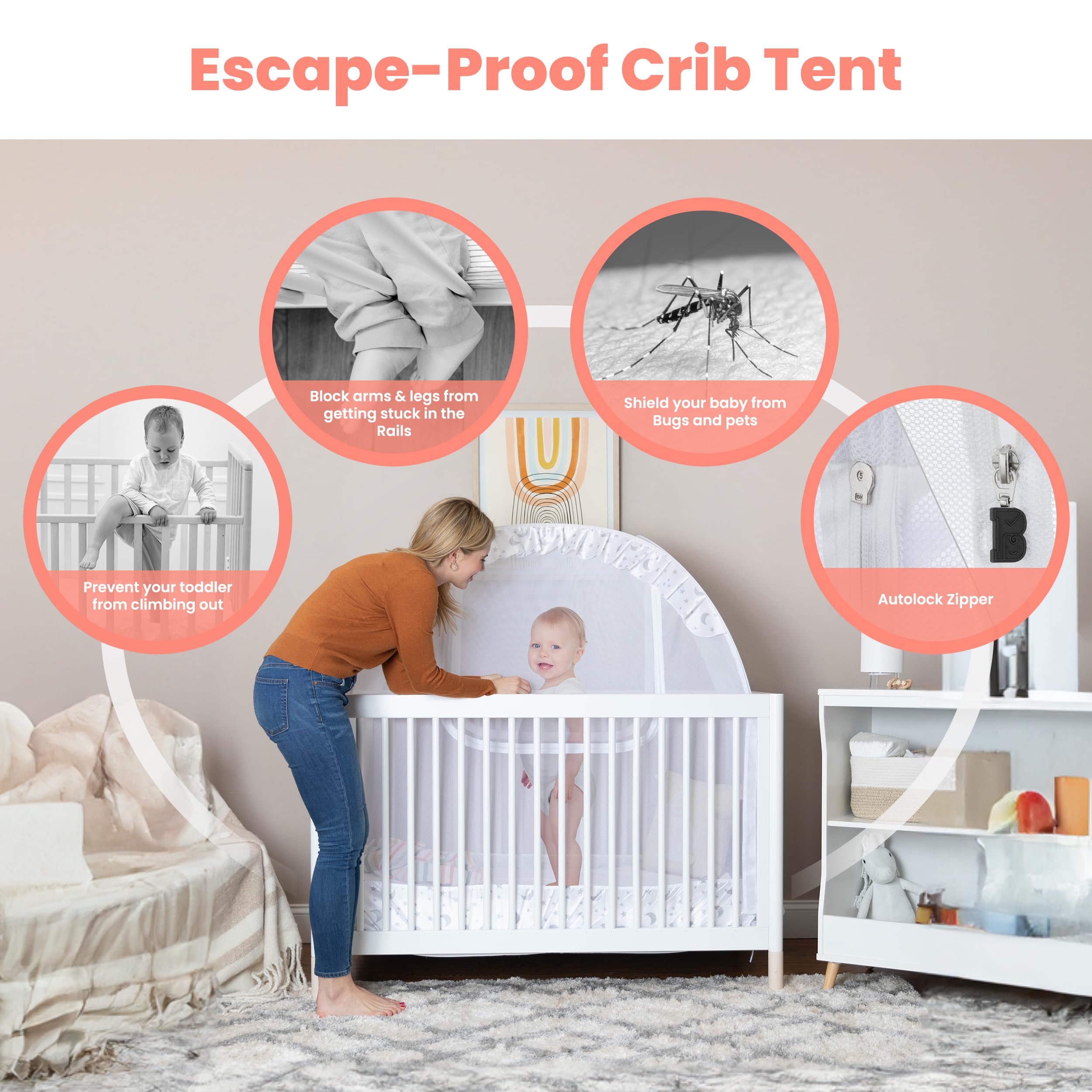 Crib tent for cats hotsell