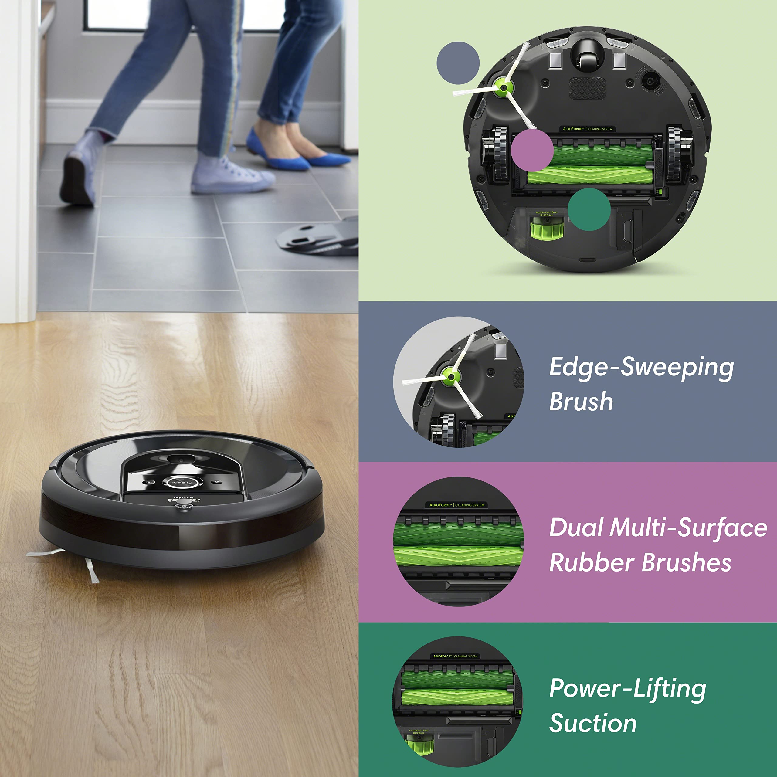 Amazon.com - iRobot Roomba i7 (7150) Robot Vacuum- Wi-Fi - 掃除機 