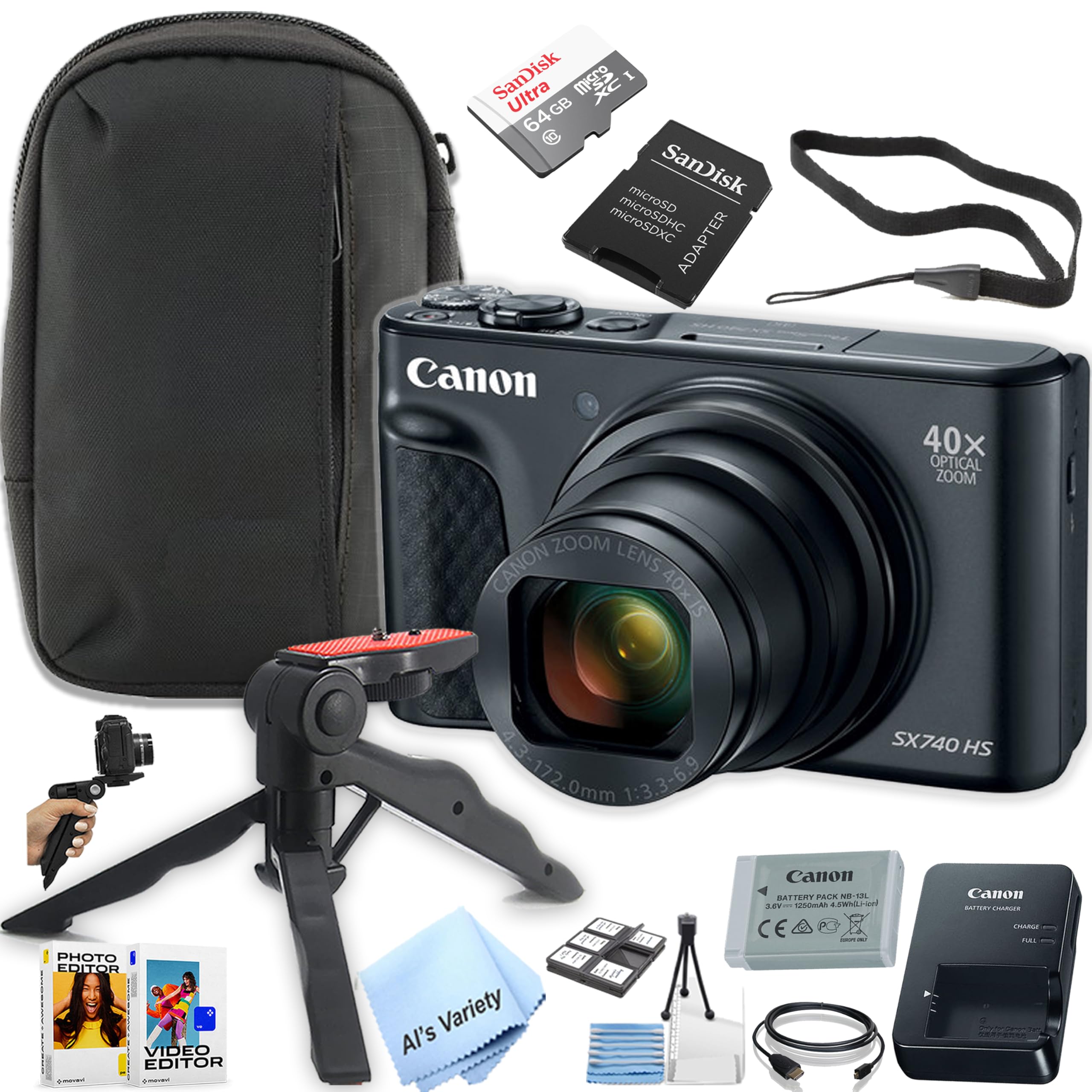 Canon PowerShot SX740 HS 本体と付属品 Amazon.com : Canon PowerShot 