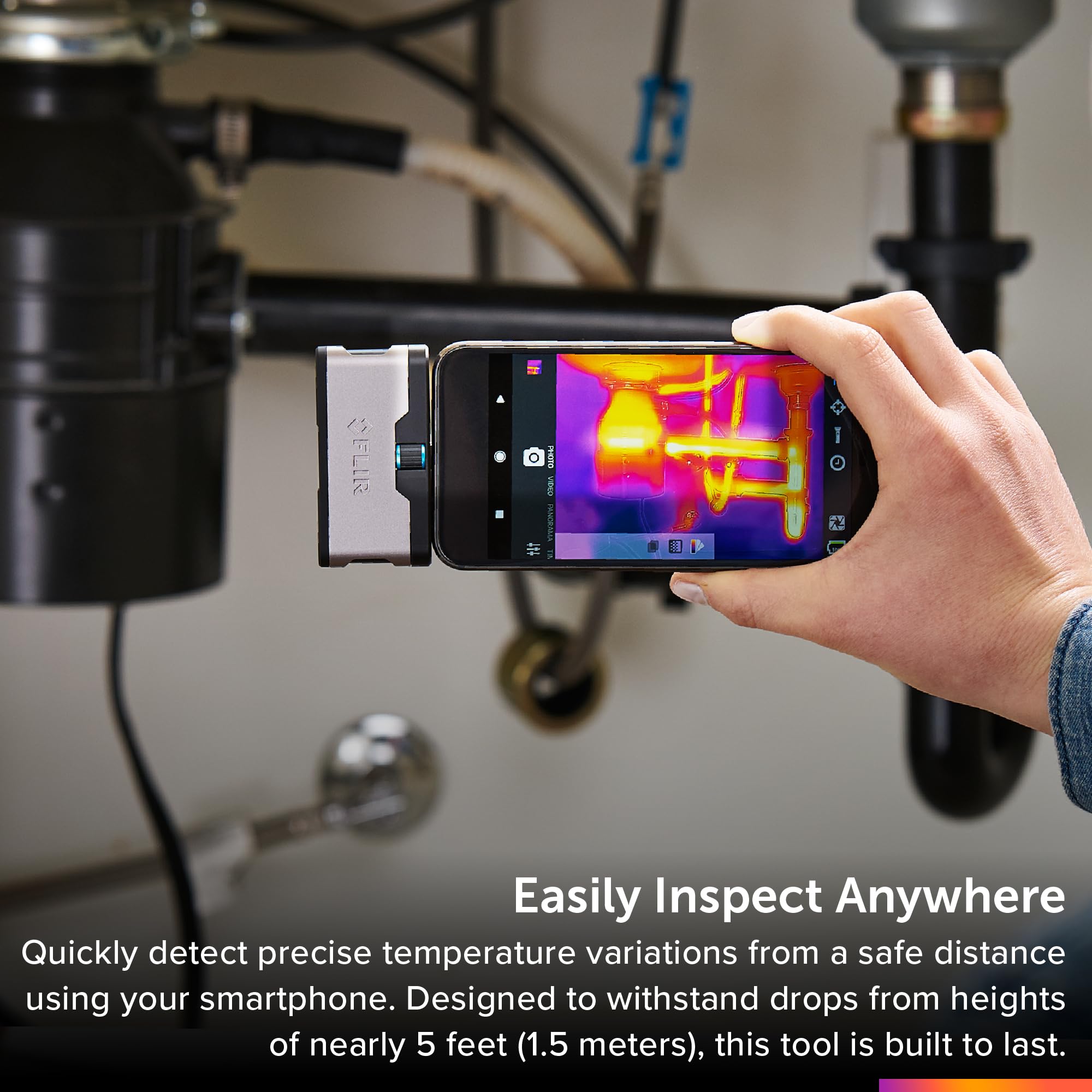 FLIR ONE iOS サーマルイメージングカメラ（Apple.com/jp、フリアー 
