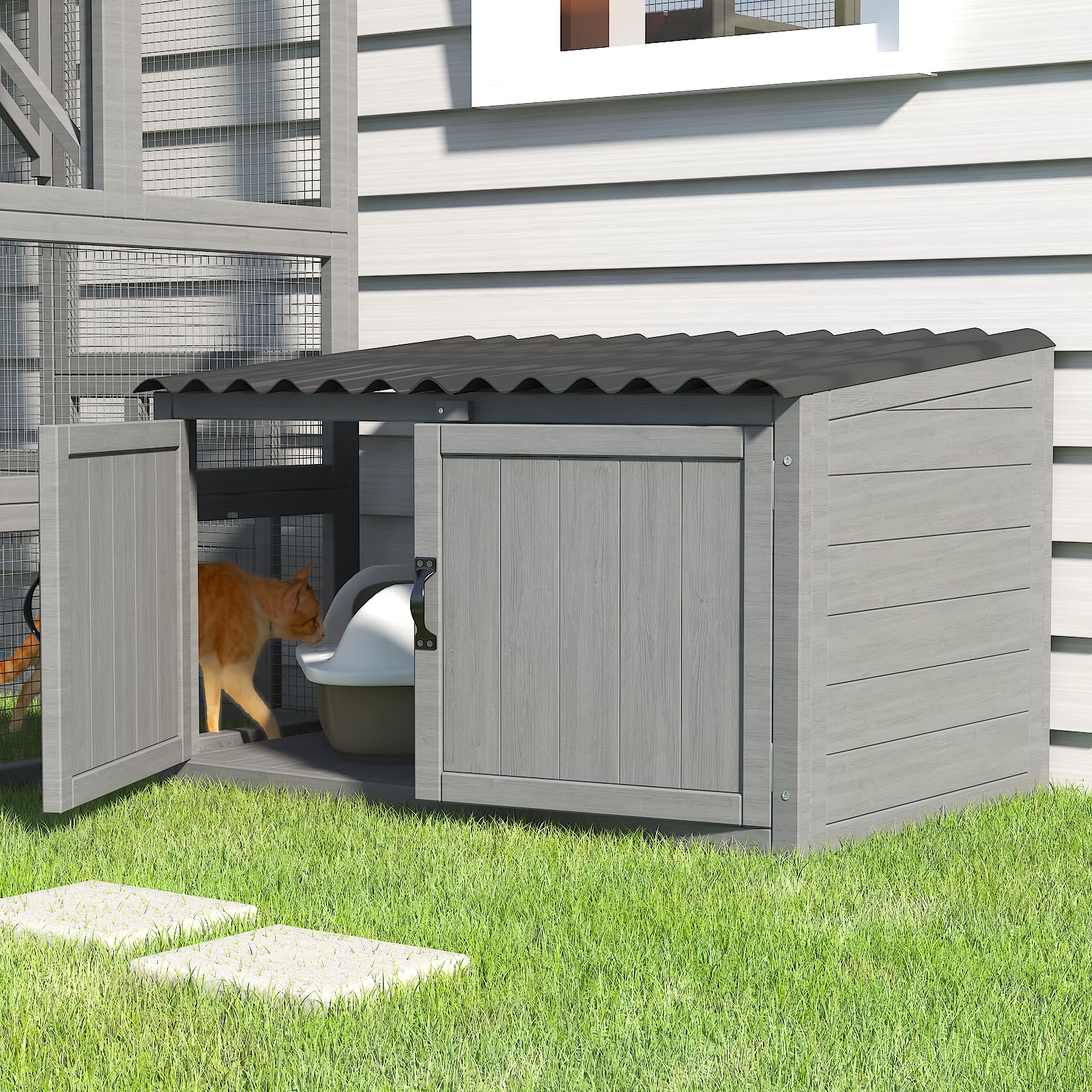 Indoor Cats How To Make An Outdoor Litter Box Outdoor Cat Litter