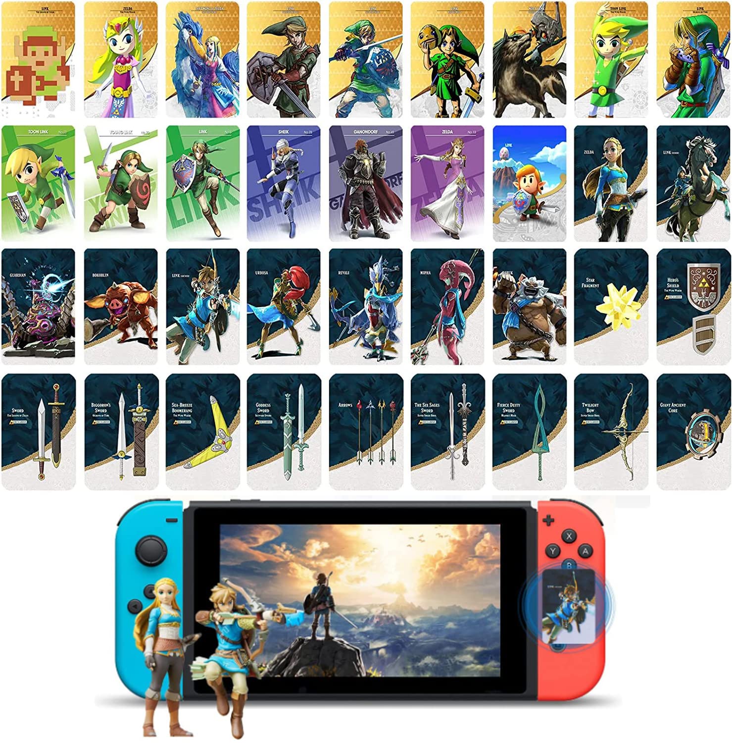 The Wild Amiibo Nfc Amiibo Cards Botw 41pcs/set BOTW TOTK Amiibo