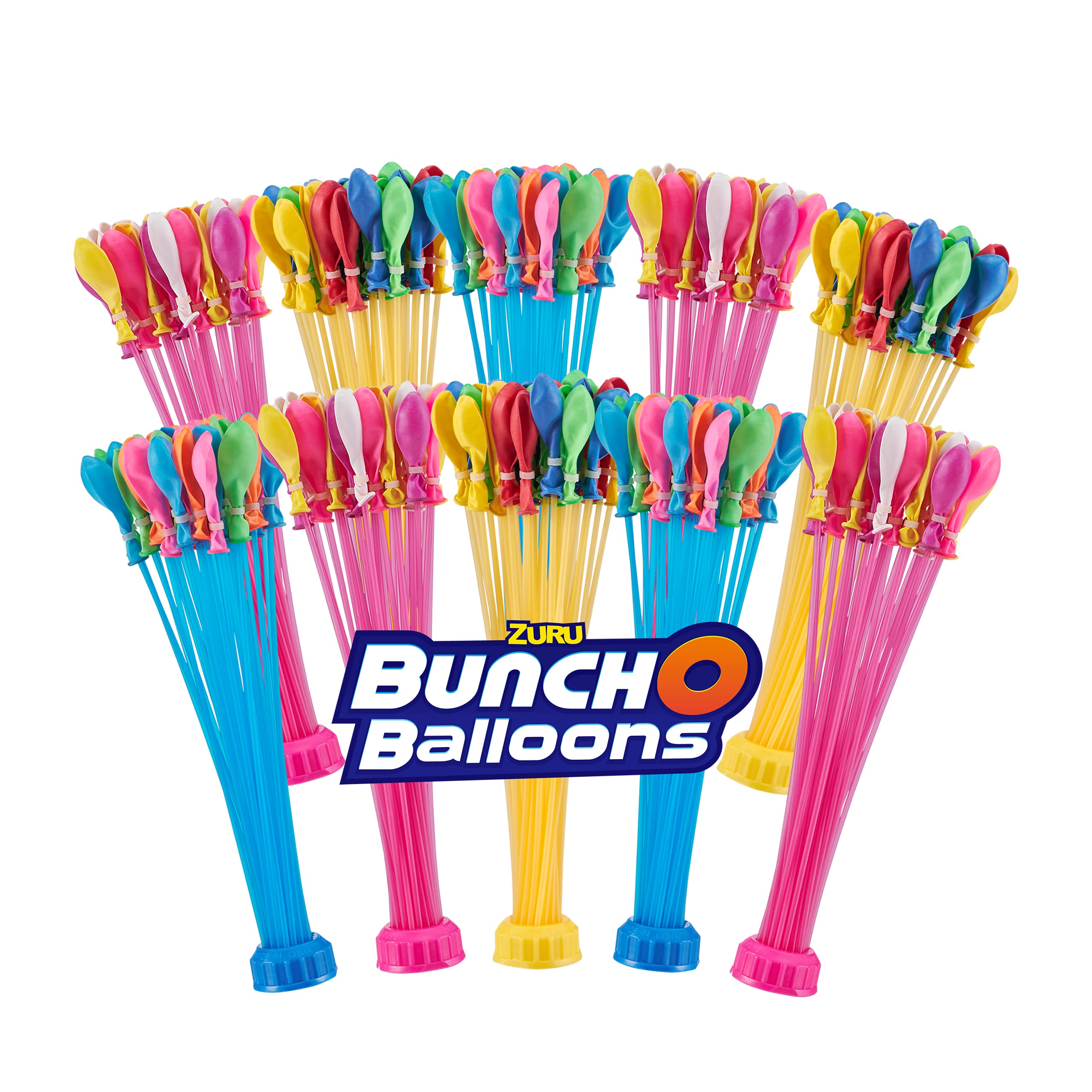 zuru bunch o balloons - 350 rapid-fill crazy color water balloons 10 pack amazon exclusive