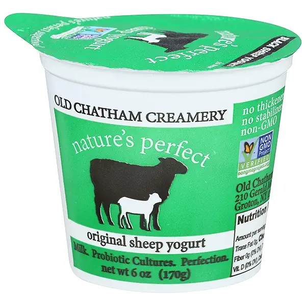 Old Chatham Sheepherding Co Plain Sheeps Milk Yogurt, 6 OZ 2