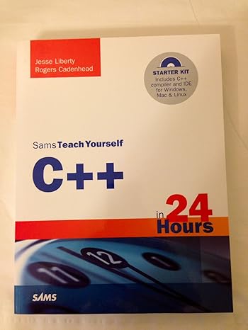 Amazon.com: Sams Teach Yourself C++ in 24 Hours (Sams Teach Yourself in ...