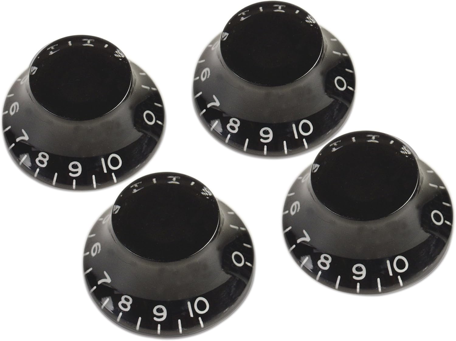 Gibson Top Hat Knobs - 4 Pack, Black