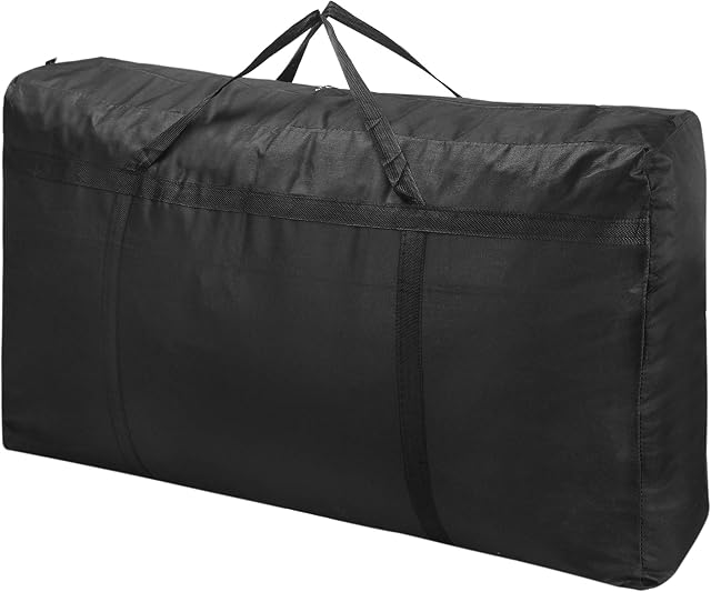 Lifeforce 180L Duvet Storage Bag, King Size Moving Bag, Large Capacity Thick Strong Bag with Double Zips, Oxford Fabric Waterproof Back to School Carry Bag Perfect for Bedding, Clothes or Moving home
