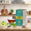 TEAFORA Amla Magic Green Tea | 20 Count Pyramid Tea Bags | Whole Leaf Tea | Blended with Amla, Hibiscus, Fennel, Cardamom & Cinnamon | 100% NATURAL INFUSION gallery image