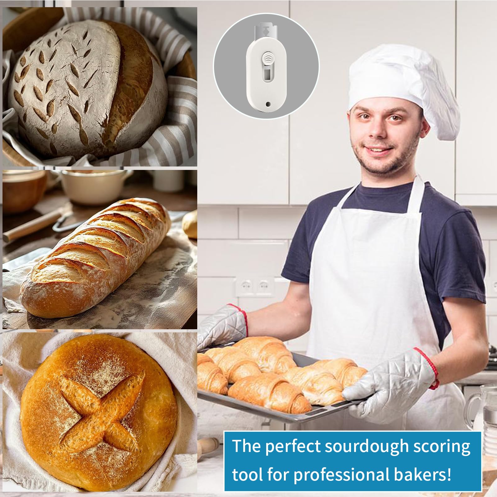 Herda Bread Lame - Professional Dough Scoring -5