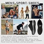ziitop Running Shoes for Men Lightweight Tennis Shoes Athletic Air Cushion Walking Shoes Non Slip Breathable Fashion Sneakers Comfortable Mesh Sport Shoes Mens Workout Casual Gym Jogging Shoes