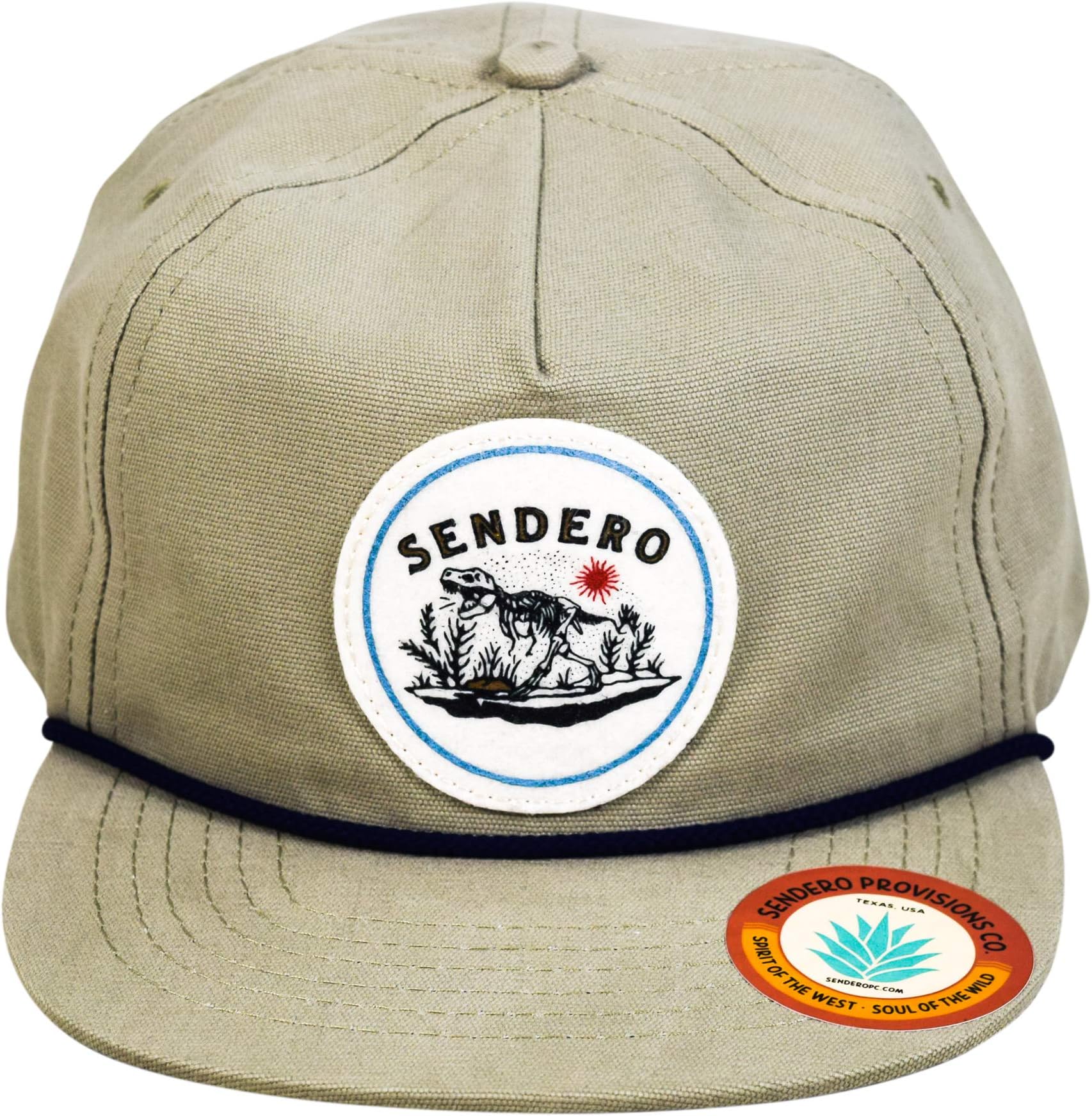 Sendero Provisions Co. Skelly Rex Adjustable Snapback Hat Gray