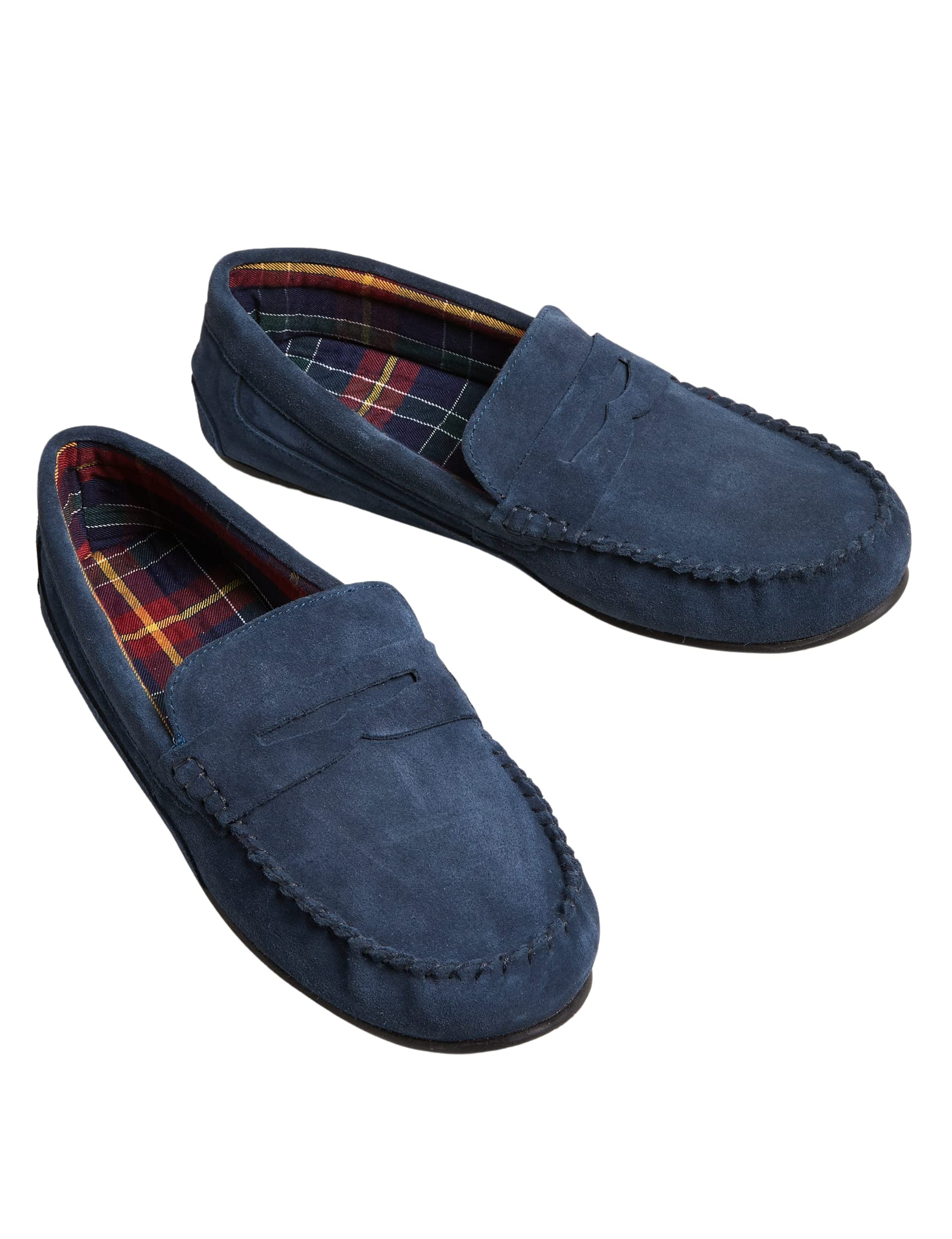 Marks & Spencer Zapatillas de Casa de Ante Freshfeet™ para Hombre, Ajuste Normal