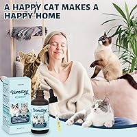 Vista 6 de Alivio de vómitos para gatos, remedio para el vómito de los gatos, líquido probiótico de apoyo digestivo, ayuda a reducir las bolas de pelo, alivia