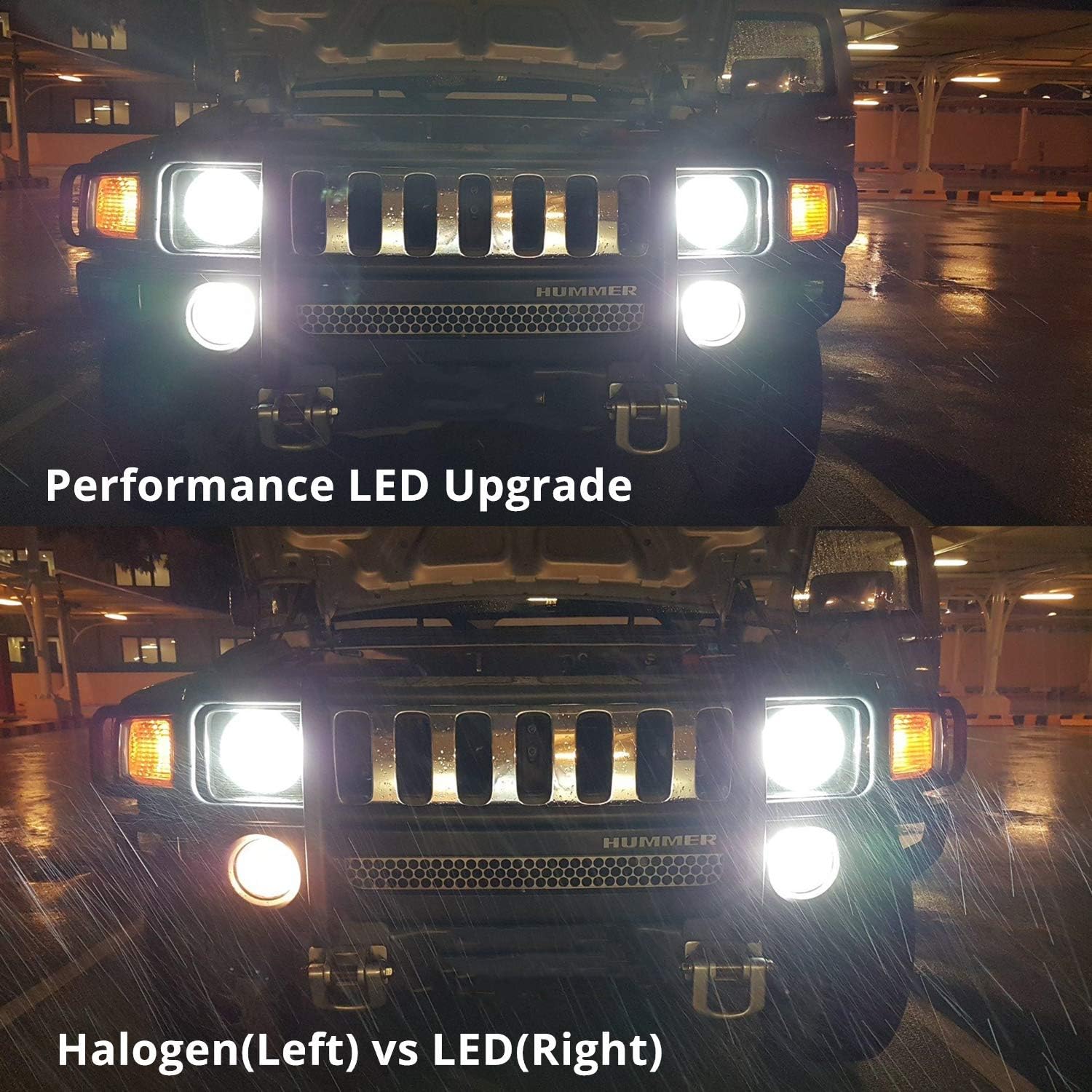 Alla Lighting Bright 12277 P13W LED Daytime Running Lights Bulbs SH23W, 6000K Xenon White DRL or Fog Lamps Replacement 3200 Lumens Upgrade