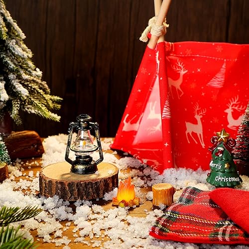 Miniatura 37 de Meooeck Juego de 6 accesorios de Navidad que incluye 2 ropa de vacaciones y 4 accesorios de juguete novedosos para niños (pesca)