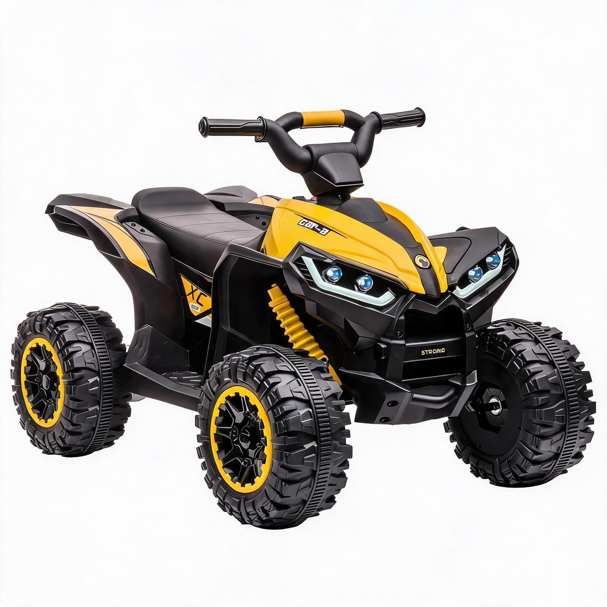 Lidzopas 12V Kids Electric Ride-on ATV Quad Bike, Battery Powered Car Toy