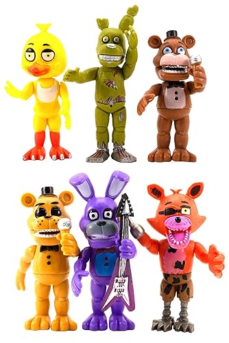 NA Toysvill FNAF Action Figures (Set of 6 pcs) |