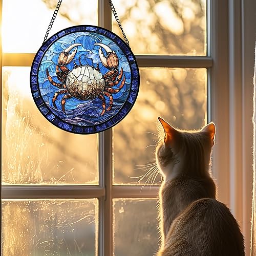 Miniatura 15 de Colgador de vidrieras para colgar, paloma blanca voladora, panel de cristal de diamante, bonitos pájaros, decoración para cumpleaños para mujeres