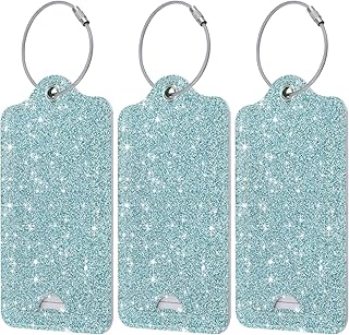 [3 Pack] Luggage Tags Travel Essentials Airplane & Cruise Essentials Ship - HOTCOOL for Suitcases Women & Men International Vacation Travel Accessories Must Haves Gifts Deals