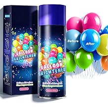 Balloon Shine Spray, No Towel or Gloves Needed, Instant High-Gloss for Latex & Foil Balloons, 450ml Shine Spray for Birthday, Halloween, Wedding Party Decorations, Upgraded Formula