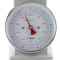 Vista 3 de Winco Escala de recepción analógica con dial, 6.5