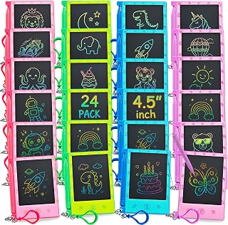 4.5-Inch LCD Writing Tablets (24-Pack) Party Favor Drawing Boards for Kids
