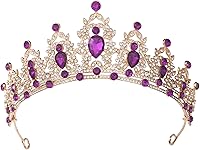 Vista 122 de Kamirola - Corona de reina y tiaras corona de princesa para mujeres y niñas, diademas de cristal para novia, princesa para bodas y fiestas (01)