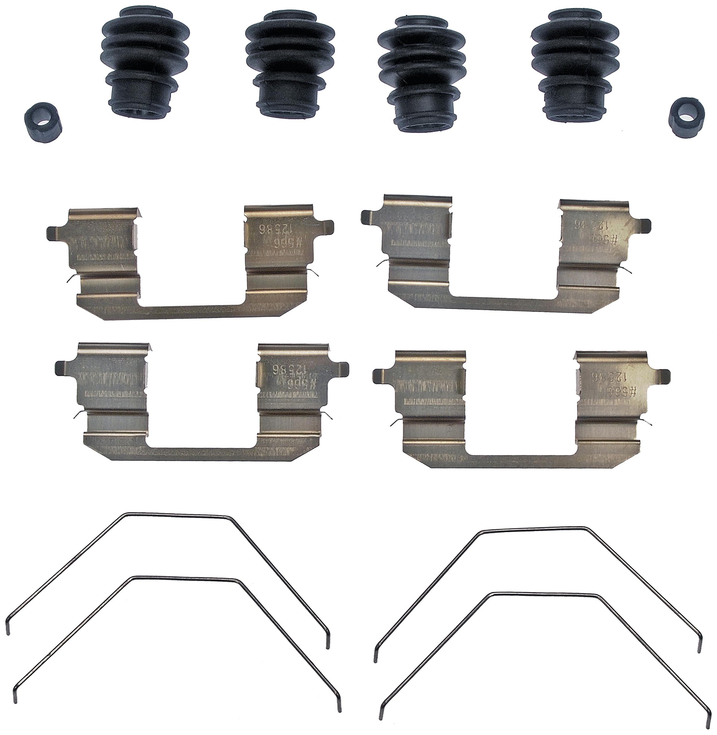 DISC BRAKE HDWE KIT - Disc Brake Hardware Kit - Brake Bolt Kit - This disc brake hardware kit is designed to match the original hardware required to repair the disc brake on specified vehicles. Made of quality components, this kit is engineered for reliable performance and durability. - Acura ILX 2015, Honda Accord 2011 - Dorman HW13670 Front Disc Brake Hardware Kit Compatible with Select Acura / Honda Models