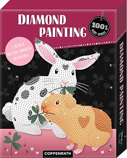 Diamond Painting: 3 Motive & über 4000 Diamanten zum Bekleben (100% selbst gemacht)