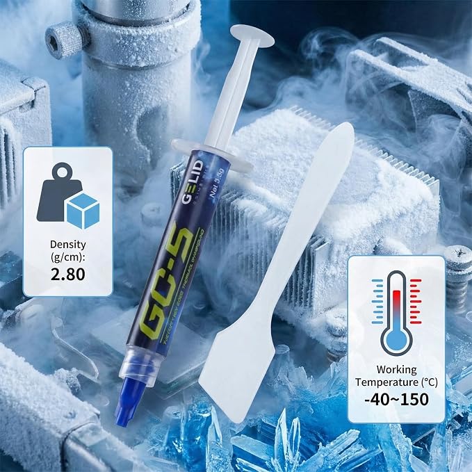 Pasta térmica Gelid Solutions GC5 3.5g para CPU y GPU miniatura 4