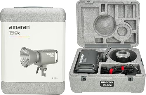 Miniatura 4 de Amaran - Kit de iluminación de fotografía 150c, luz de estudio RGB de 150 W, luces de video LED a todo color, 2,500 K a 7,500 K, control de