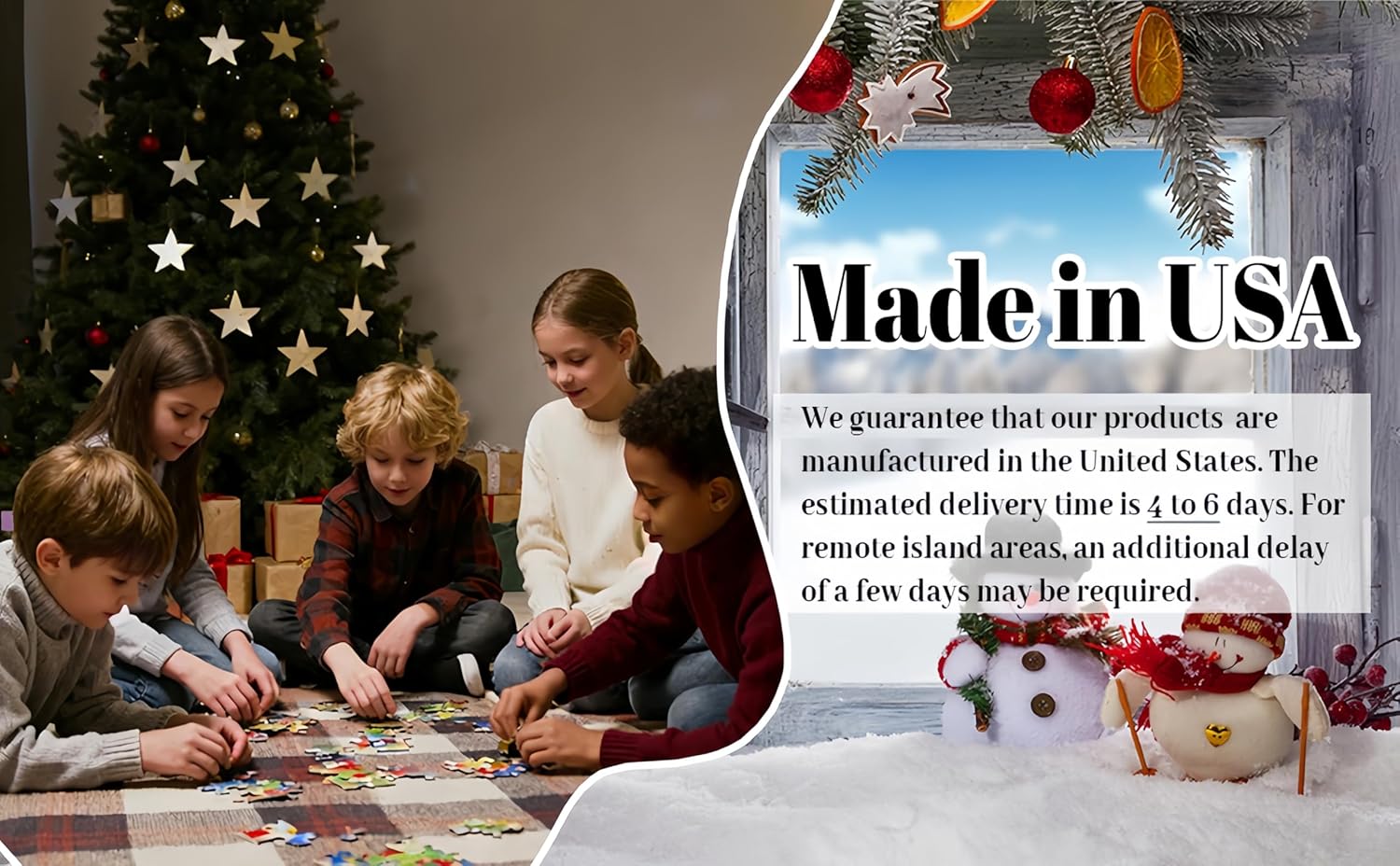 Custom 500 Piece Puzzles for Adult Personalized Puzzle from Your Own Photos Customized Picture Jigsaw Puzzle Gift for Christmas Wedding Birthday Family (500 Horizontal)