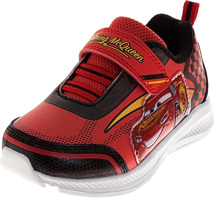 Kids Character Shoe Spiderman Cars Paw Patrol Minnie Mouse Frozen Stitch Girls Shoes for Girls Boys Strap Casual Walking Athletic Running Shoes Size 7-10 Girl Toddler / 11-12 Little Girl