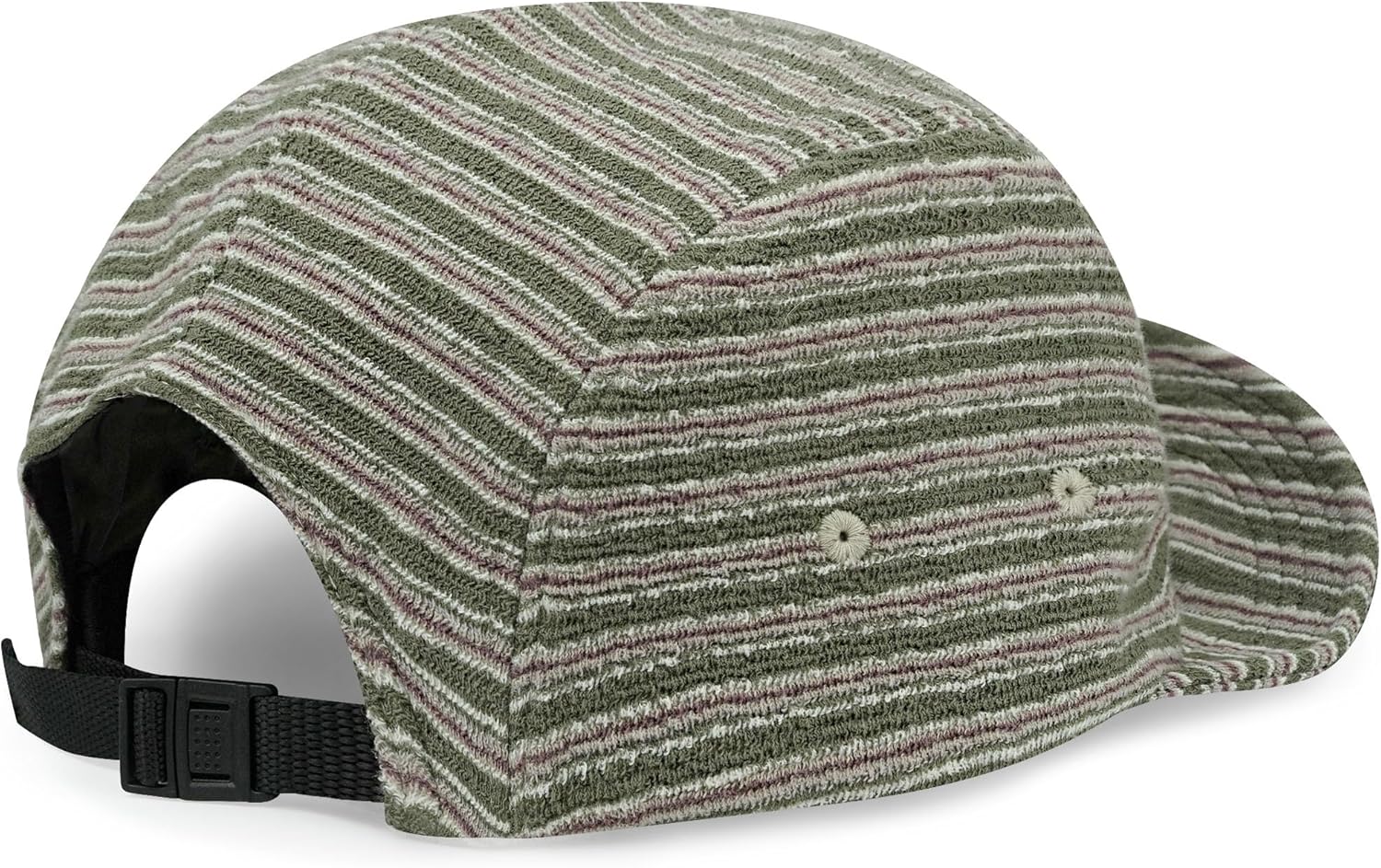 Croogo Short Brim 5 Panel Hat Vintage Striped Style Unisex Baseball Cap with Flat Bill Unstructured Low Profile Hat - Image 5