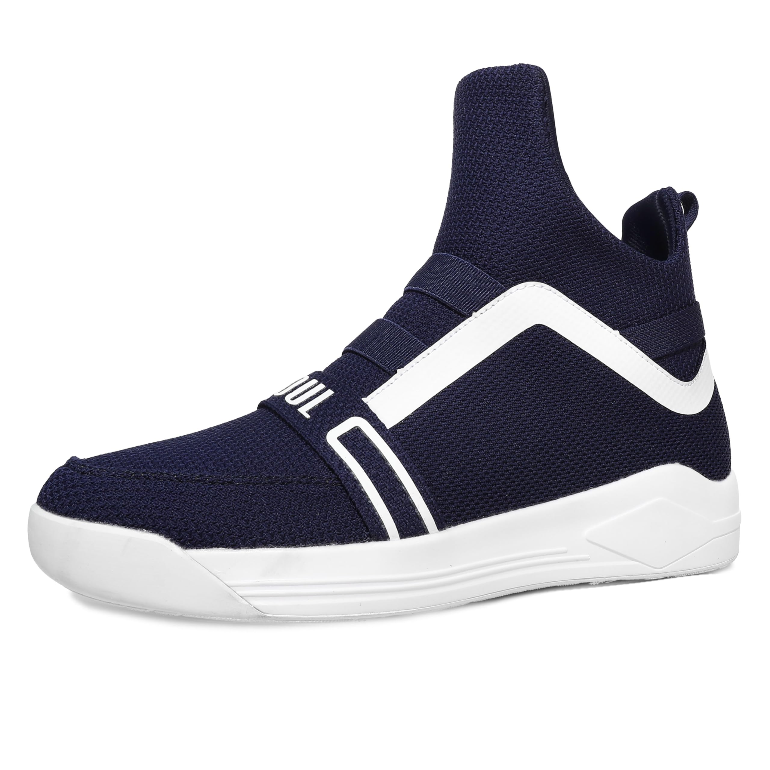 Soulsfeng High Top Running Shoes for Men Lightweight Breathable Mesh Walking Athletic Sneakers