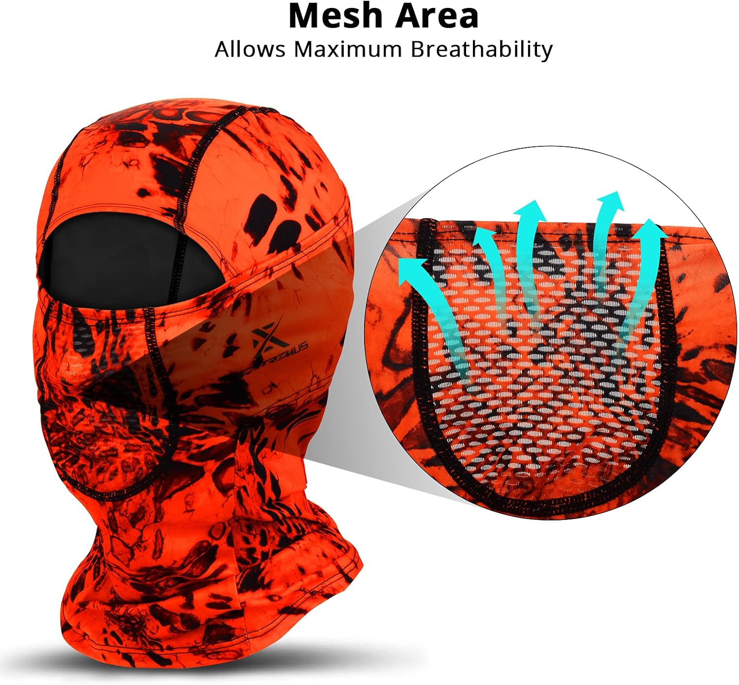 Extremus ChillKap Ski Balaclava Face Mask UV Protection Lightweight Hood Mask Prym1 Blaze : Clothing, Shoes & Jewelry