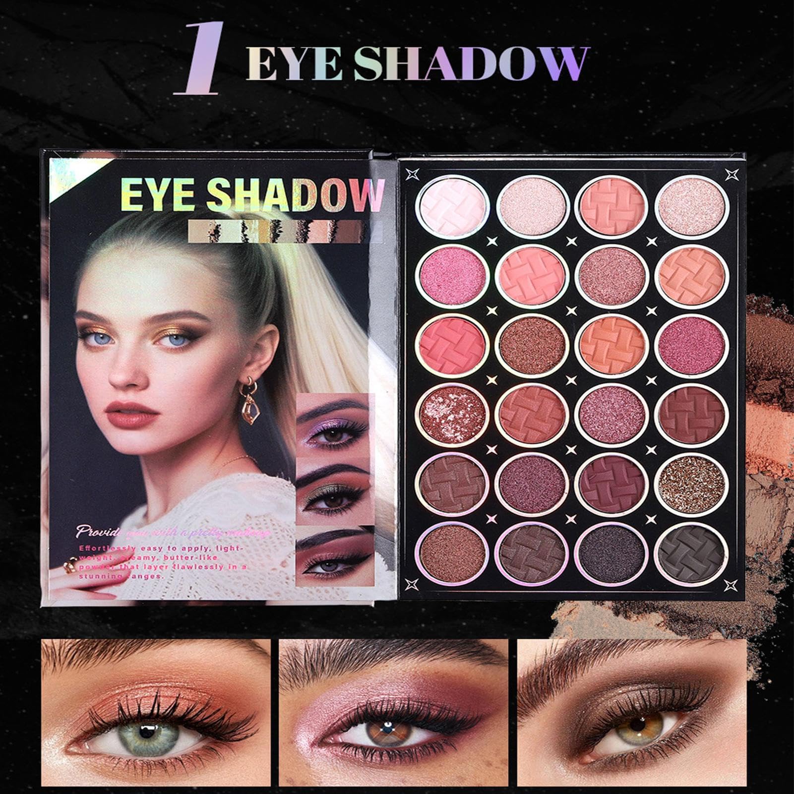 Tavolozza di Cosmetici Lunga Tenuta | Pallet Highlighter Blush Rossetto Per Feste Viaggi Vacanze Compleanno Sessioni Fotografiche Matrimoni Donne Ragazze