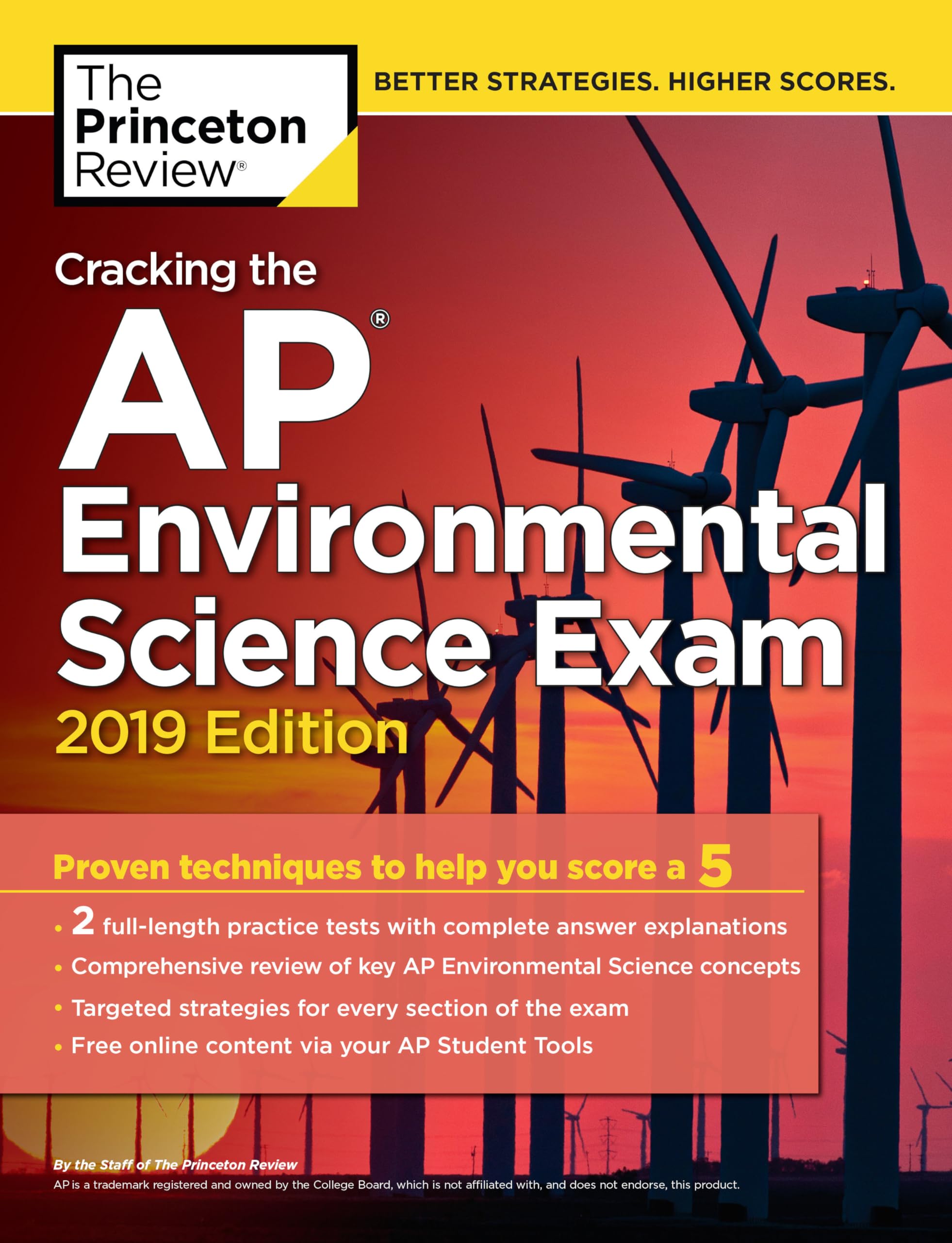 Cracking the AP Environmental Science Exam, 2019 Edition: Practice Tests & Proven Techniques to Help You Score a 5 (College Test Preparation)