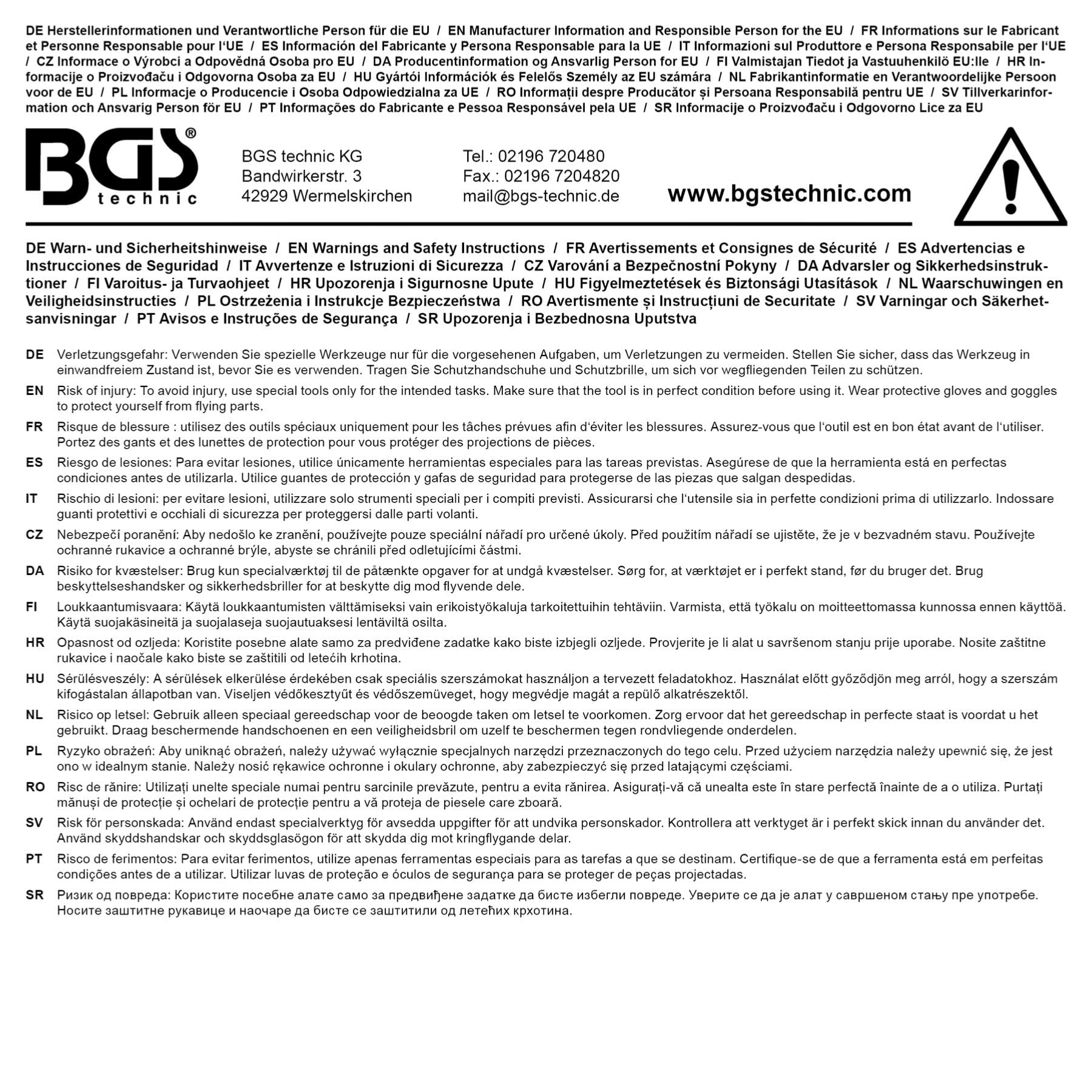 OC-PRO CLE pour Blocage POULIE DE Damper BMW