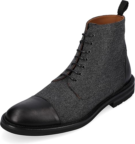 TAFT Jack Boot - Botas de vestir hechas a mano de cuero y lana para hombre